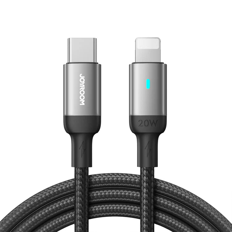 Joyroom S-CL020A10 20W Nylon USB-C to Lightning Cable – 3-Metre Fast Charge