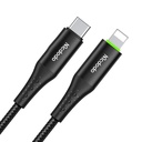 كابل Mcdodo CA-7360 بزاوية قائمة من Lightning إلى USB-C بشحن سريع 36W