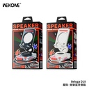 WK WEKOME Beluga D18 Portable Bluetooth Speaker with Stand – Rich Audio & 8H Battery