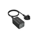 وصلة كهربائية RavPower RP-PC1045 بقدرة 75W مع 5 منافذ USB - أسود