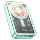 باور بانك Hoco Q14A Ice Crystal مغناطيسي لاسلكي 10000mAh بشحن PD20W – أزرق