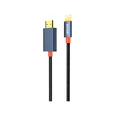 كابل Porodo Lightning إلى HDMI نسيجي بطول 2 متر لنقل الصورة 4K