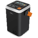 باور بانك Porodo Cappadoc سعة 60000mAh بشاشة TFT وستة منافذ - أسود