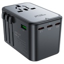 محوّل شحن Acefast Z1 GaN – 2300W + 75W PD بـ 5 منافذ (USB-C ×3 + USB-A ×2)