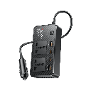 محوّل طاقة للسيارة Yesido VC07 من 12V إلى 220V مع شحن سريع QC3.0 وUSB-C PD